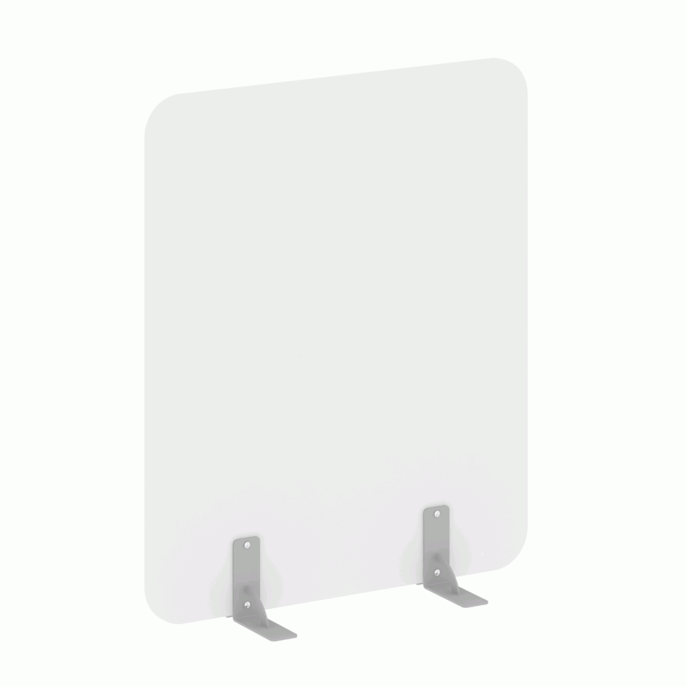 Перегородки на металлических опорах на фетровых подпятниках