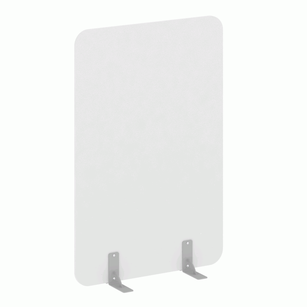 Перегородки на металлических опорах на фетровых подпятниках