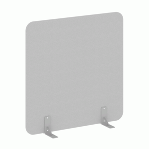 Перегородки на металлических опорах на фетровых подпятниках