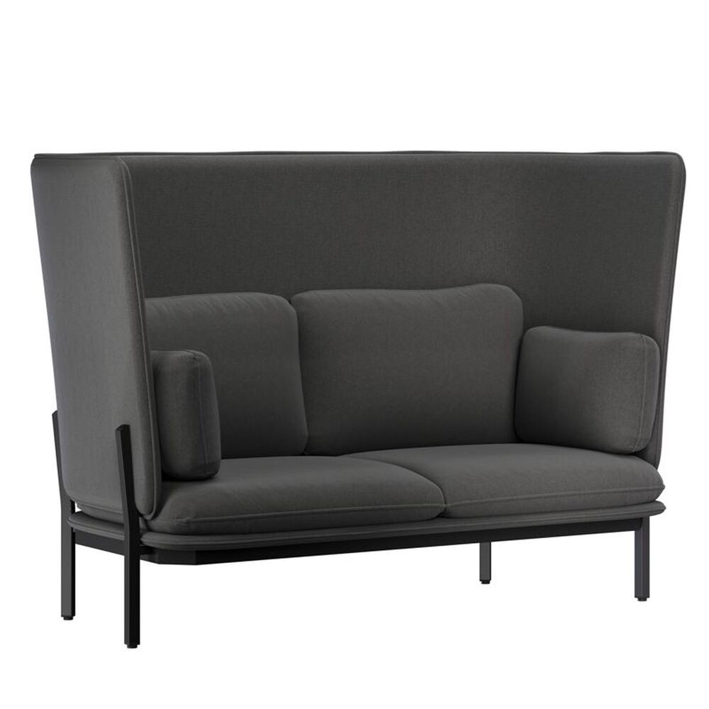 Диван двухместный с высокой спинкой