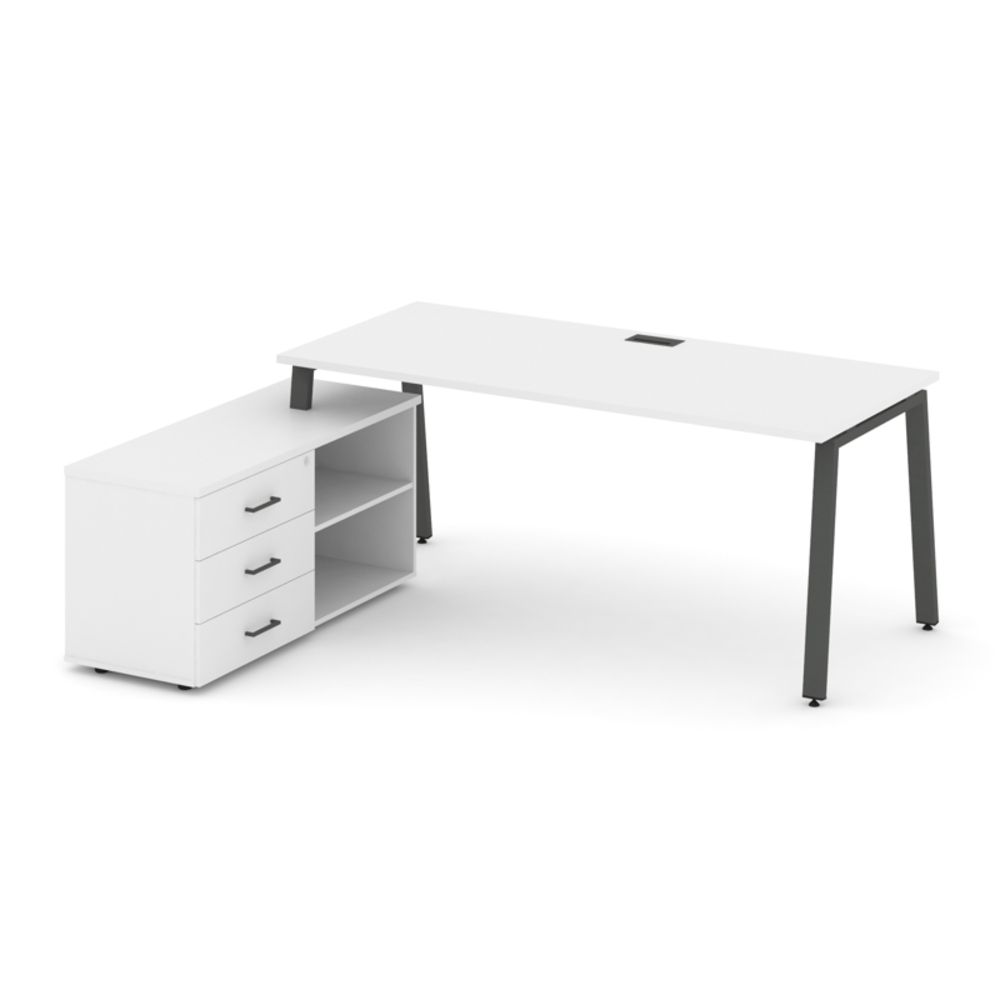 Style Project Direct Стол письменный с греденцией левой