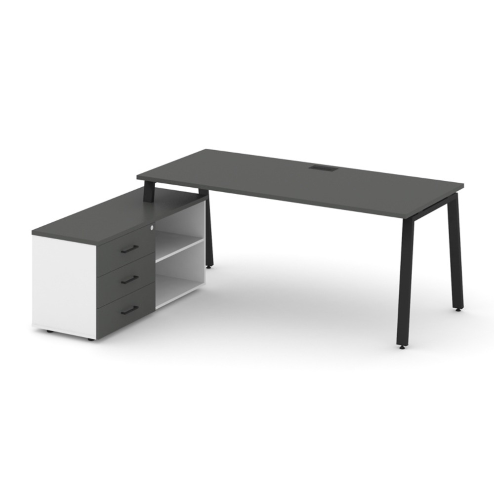 Style Project Direct Стол письменный с греденцией левой