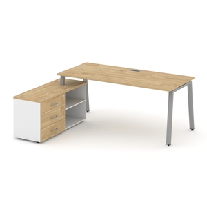 Style Project Direct Стол письменный с греденцией левой