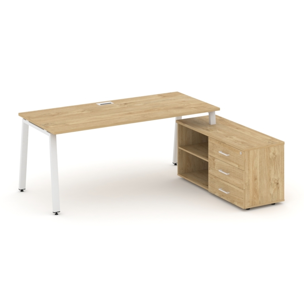 Style Project Direct Стол письменный с греденцией правой