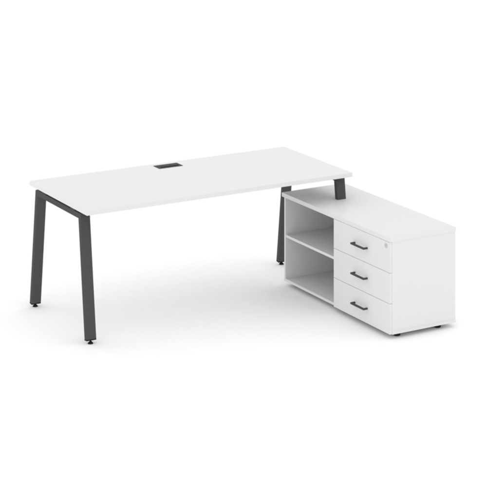 Style Project Direct Стол письменный с греденцией правой