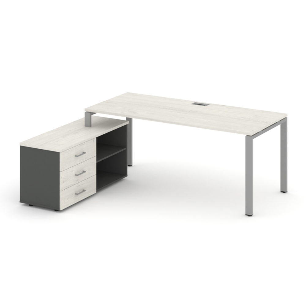 Style Project Direct Стол письменный с греденцией левой