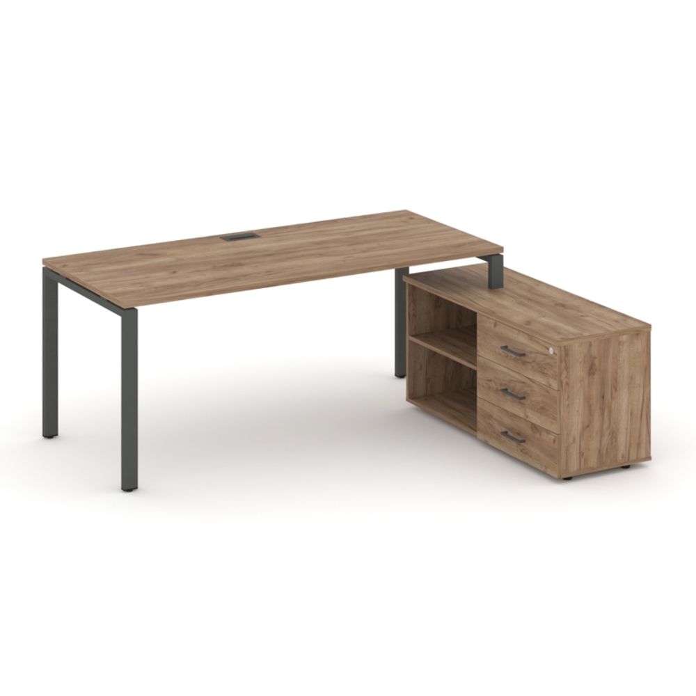 Style Project Direct Стол письменный с греденцией правой