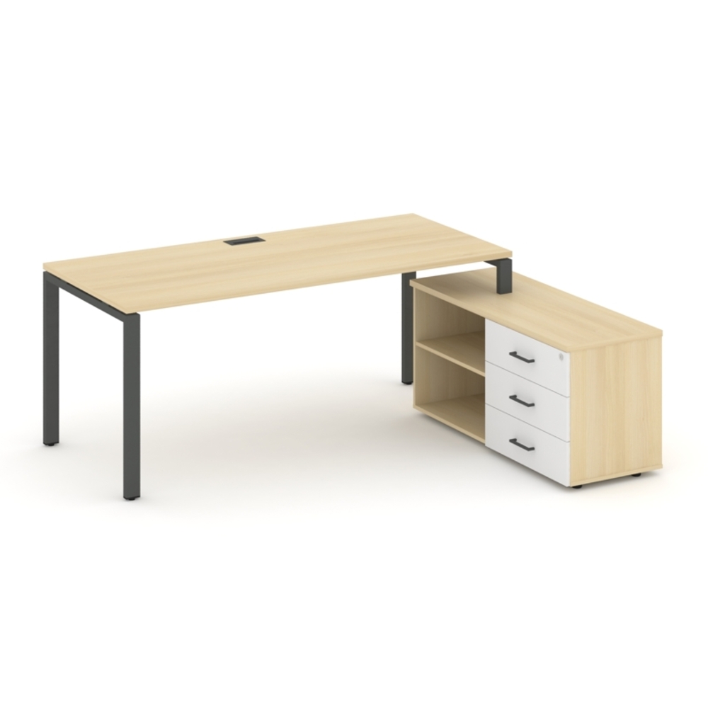 Style Project Direct Стол письменный с греденцией правой