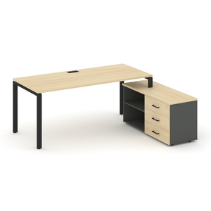 Style Project Direct Стол письменный с греденцией правой