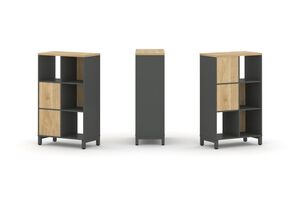 Набор стеллажа двухстороннего, 3 яруса