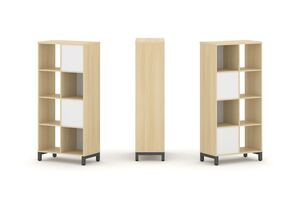 Набор стеллажа двухстороннего, 4 яруса