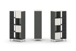 Набор стеллажа двухстороннего, 4 яруса