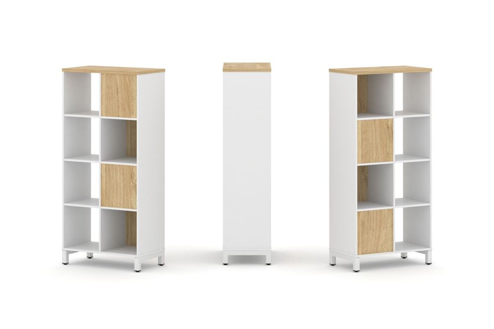 Набор стеллажа двухстороннего, 4 яруса