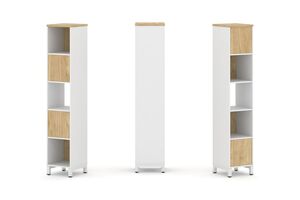 Набор стеллажа двухстороннего, 5 ярусов