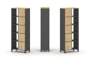 Набор стеллажа двухстороннего, 5 ярусов