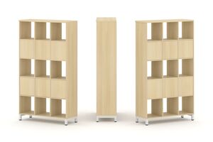 Набор стеллажа двухстороннего, 5 ярусов