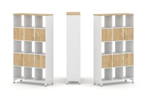 Набор стеллажа двухстороннего, 5 ярусов