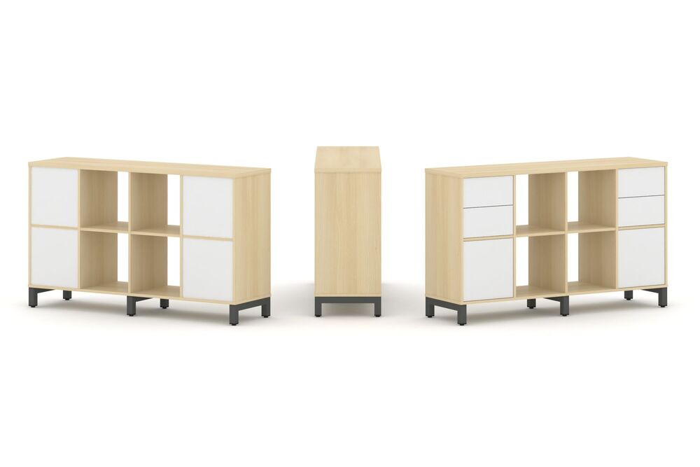 Набор стеллажа одностороннего, 2 яруса