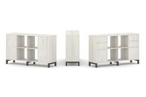 Набор стеллажа одностороннего, 2 яруса