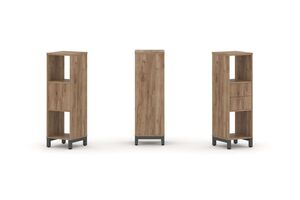 Набор стеллажа одностороннего, 3 яруса