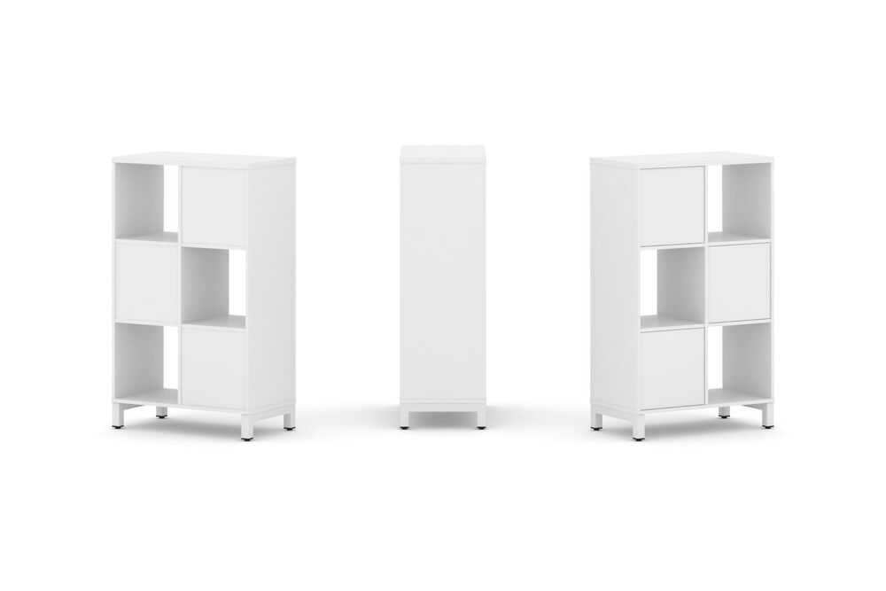 Набор стеллажа одностороннего, 3 яруса