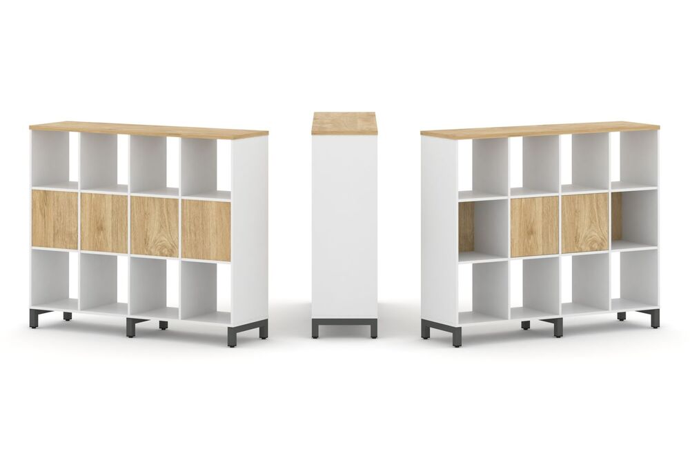 Набор стеллажа одностороннего, 3 яруса