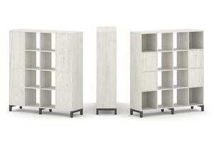 Набор стеллажа одностороннего, 4 яруса