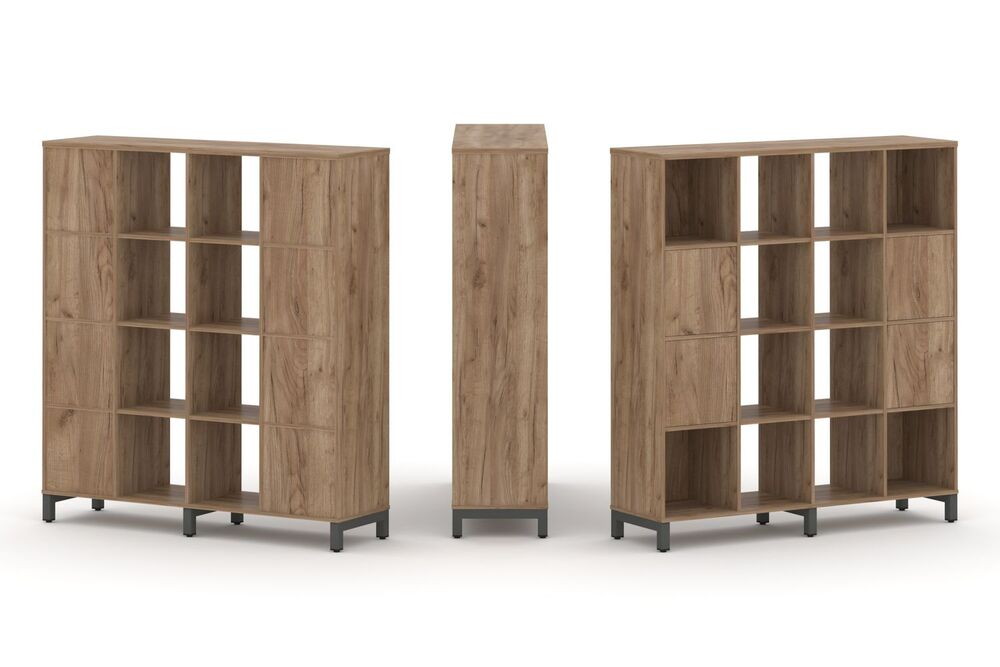 Набор стеллажа одностороннего, 4 яруса