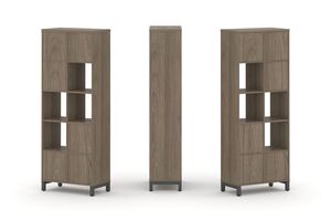 Набор стеллажа одностороннего, 5 ярусов