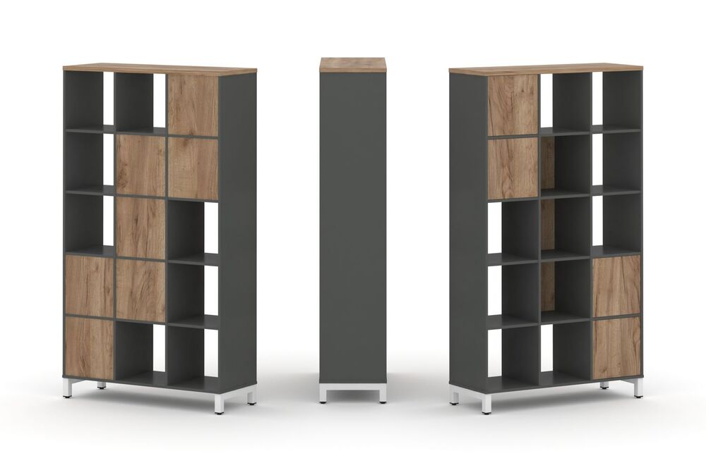 Набор стеллажа одностороннего, 5 ярусов