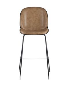 Стул барный Beetle PU со спинкой бежевый 2 шт