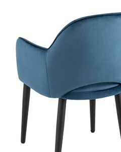 Стул Венера велюр сине-зеленый 2 шт