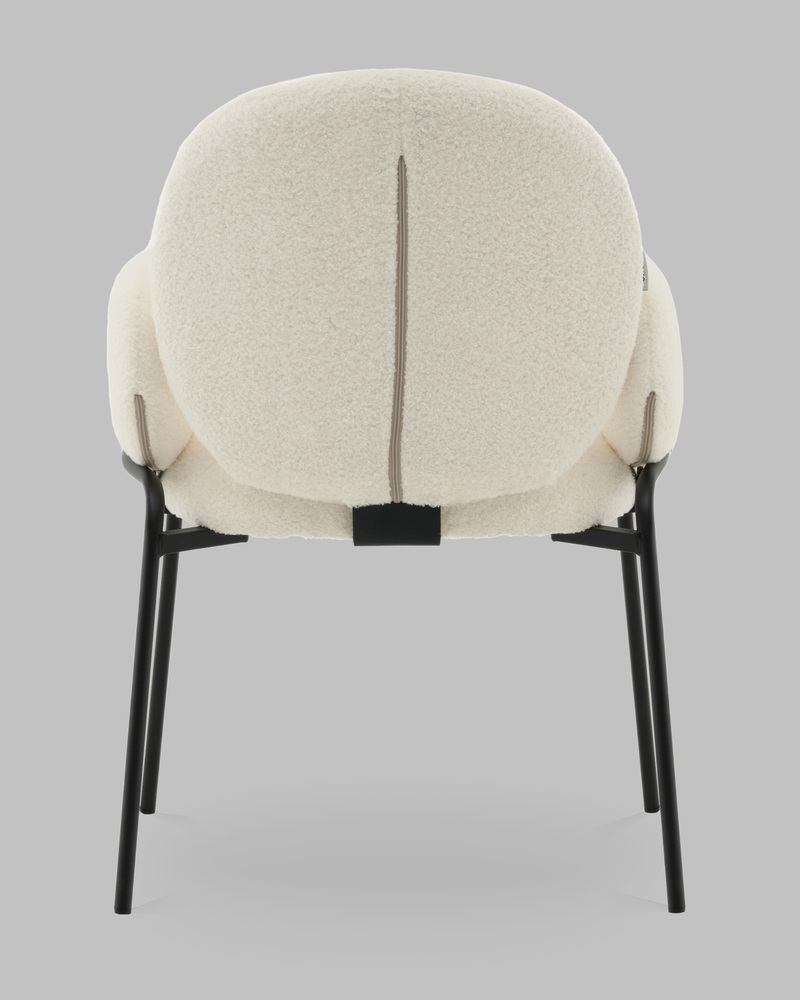 Стул с подлокотниками букле