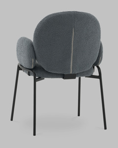 Стул с подлокотниками букле