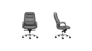 Кресло с высокой спинкой на крестовине