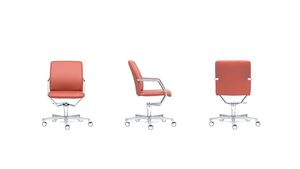 Кресло со средней спинкой на специальном механизме