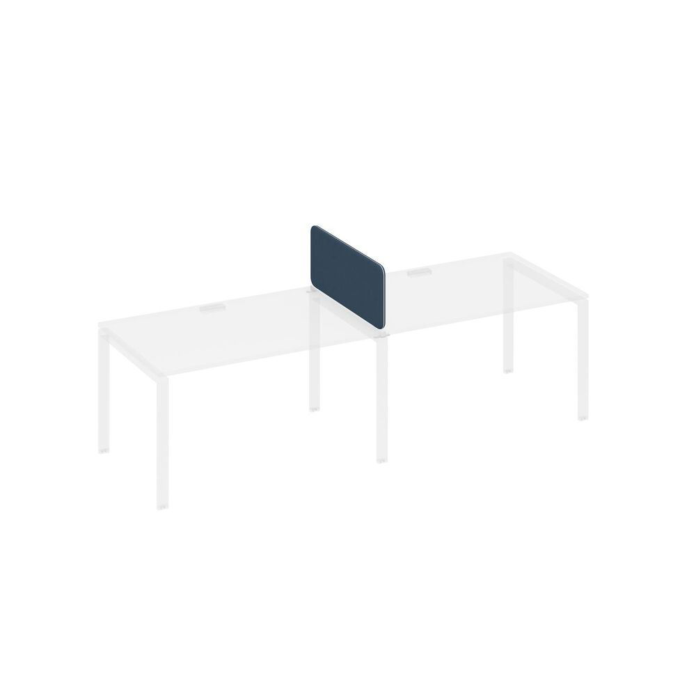 Экран настольный промежуточный мягкий с кронштейнами