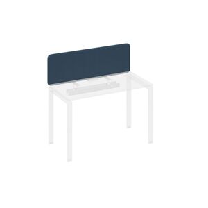 Экран стола 120 фронтальный тканевый с кабель-каналом