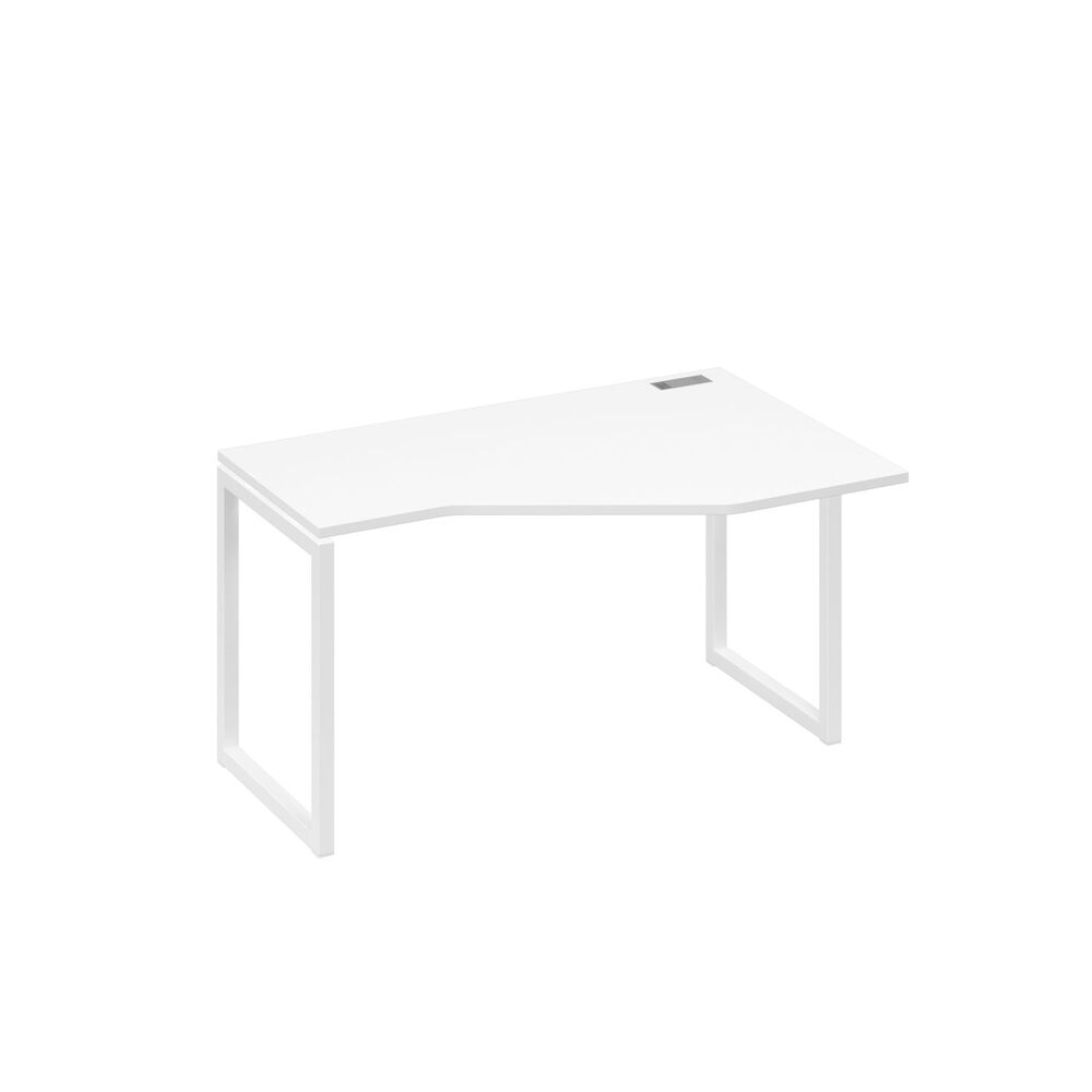 Стол эргономичный правый "Техно" на металлокаркасе QUATTRO