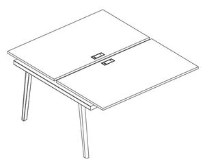 Секция стола рабочей станции (2х160)
