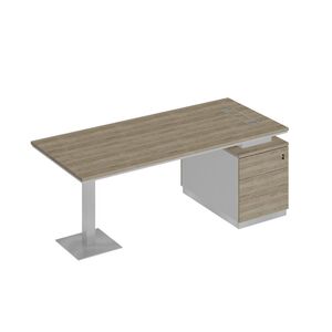 Стол на опорной тумбе для руководителя