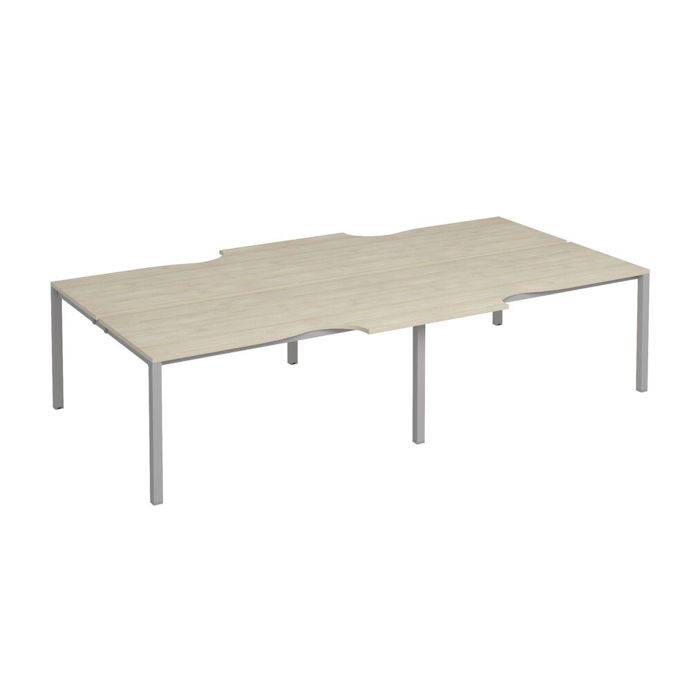 Рабочая станция эргономичные столы на каркасе КФ (4х160)