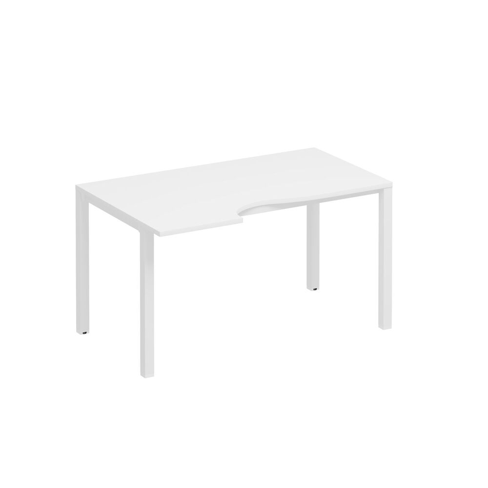 Стол эргономичный левый на металлокаркасе КФ