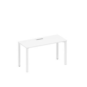 Стол письменный на металлокаркасе, столешница с заглушкой