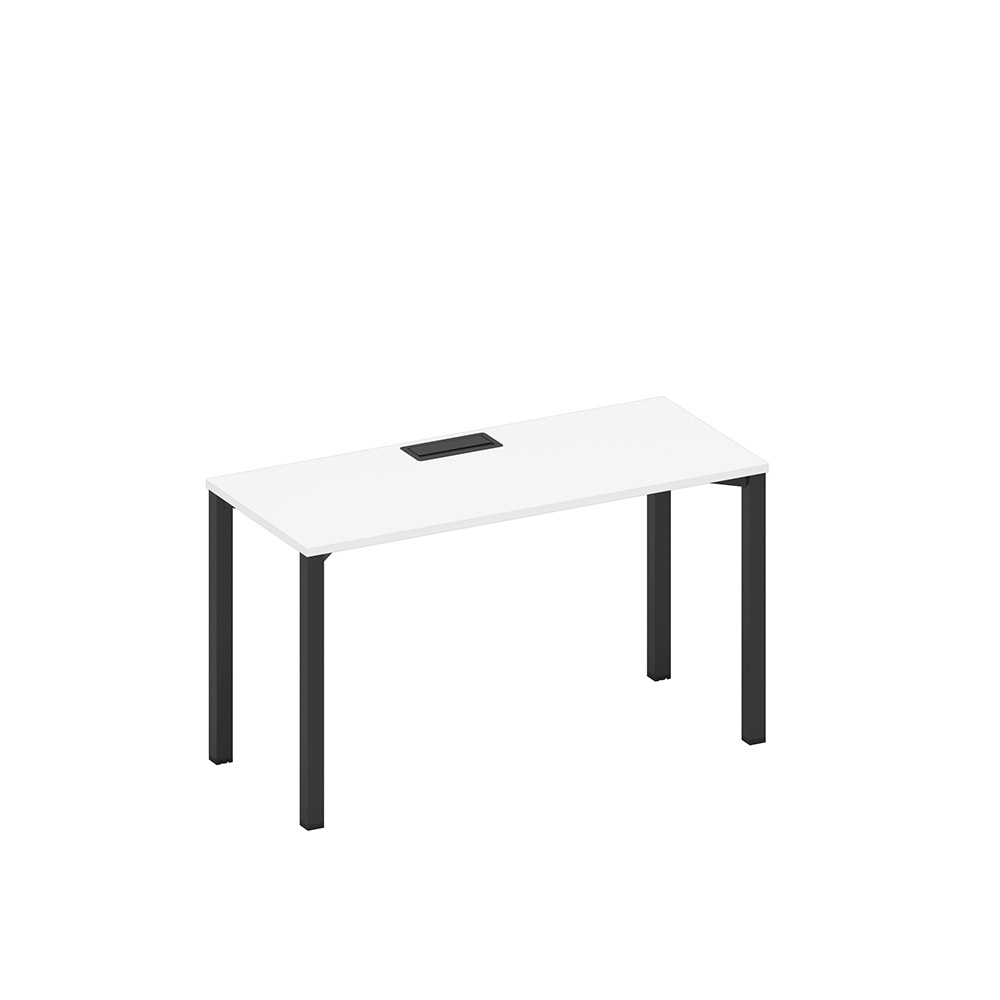 Стол письменный на металлокаркасе, столешница с заглушкой