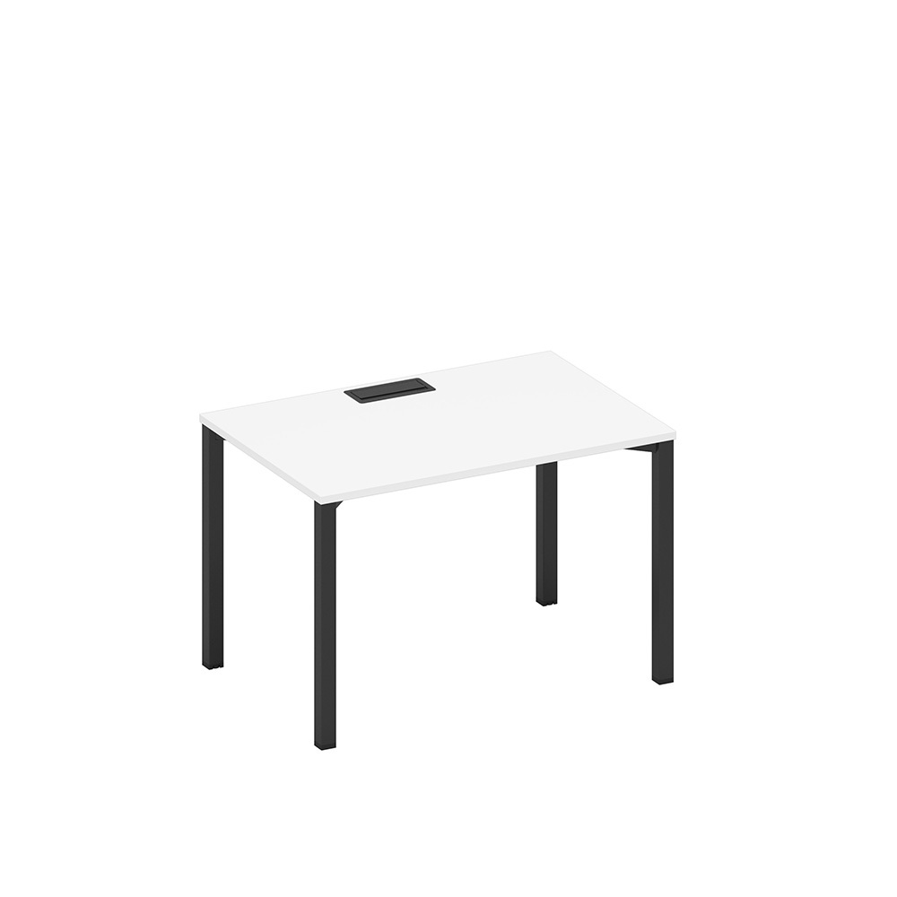 Стол письменный на металлокаркасе, столешница с заглушкой